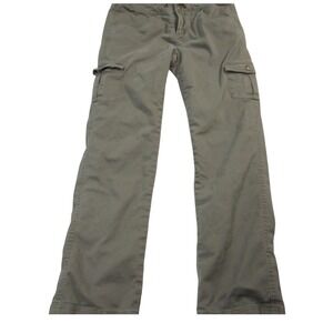 Gander Mountain Cargo Pants Womens Size 4 Utility Casual Drawstring Cotton Lined